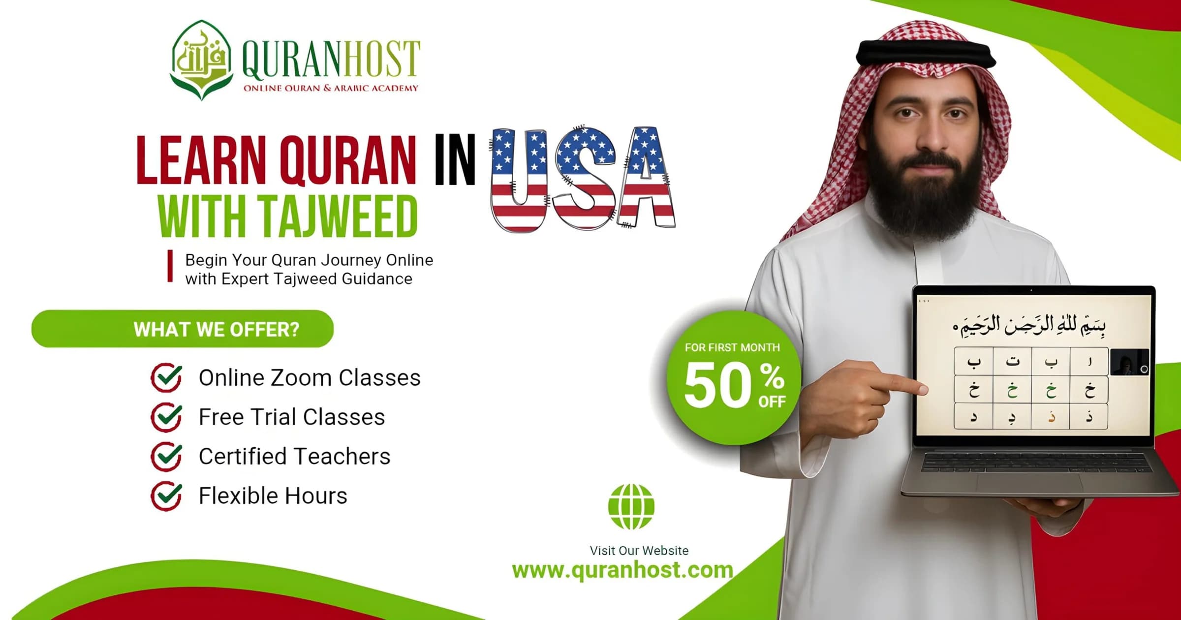 Learn Quran Online with Tajweed in the USA